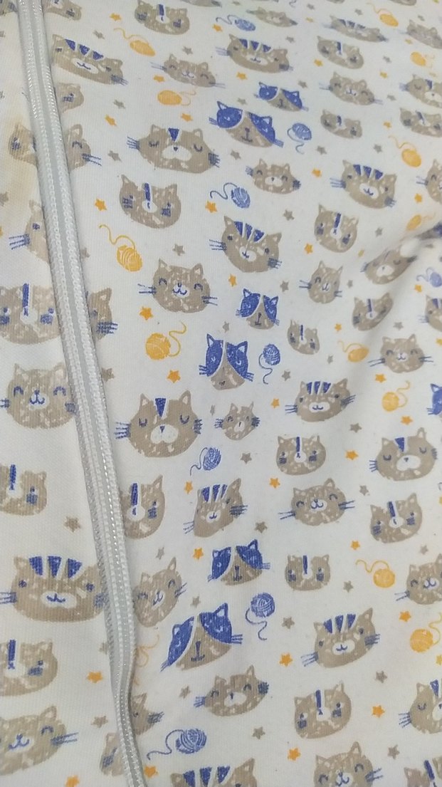 Renkli Baskılı Fermuarlı Bebek Tulumu - Görsel 2