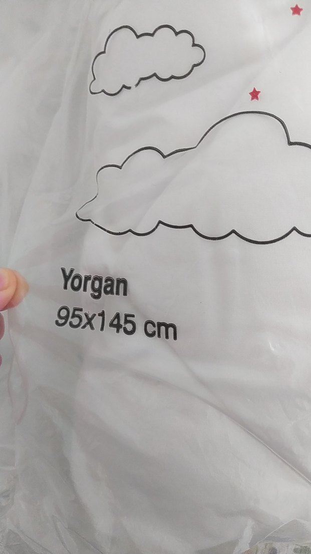 Gold Bebek Yorganı Pamuklu Desenli - Görsel 2