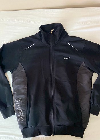 Nike Siyah Fermuarlı Erkek Sweatshirt