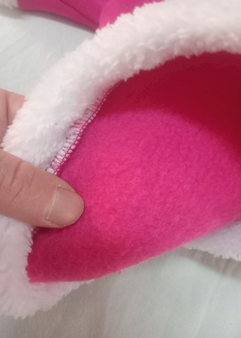 Kürk Detaylı Pembe Kapüşonlu Köpek Kıyafeti - Görsel 4