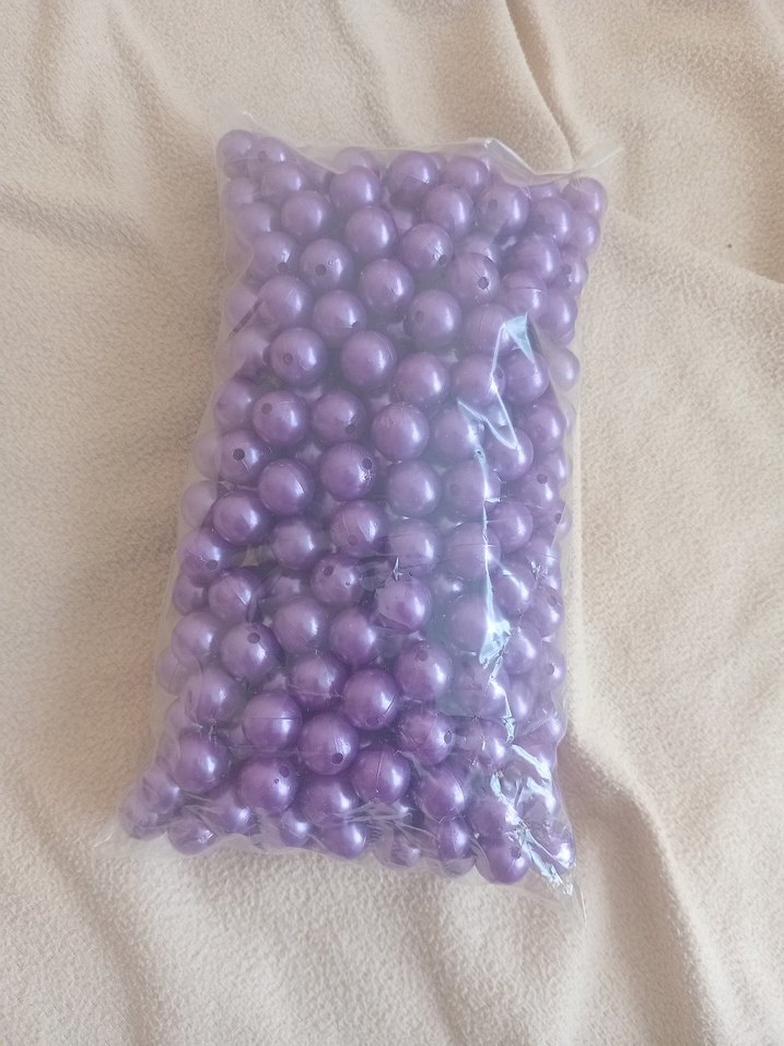 14 mm akrilik plastik inci boncuk - Görsel 3