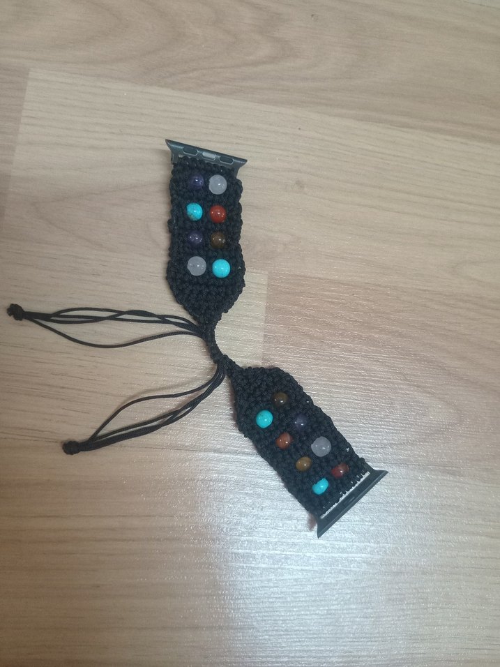 doğal taşlı akıllı saat kordonu 
(saat fiyata dahil değildir) - Görsel 2