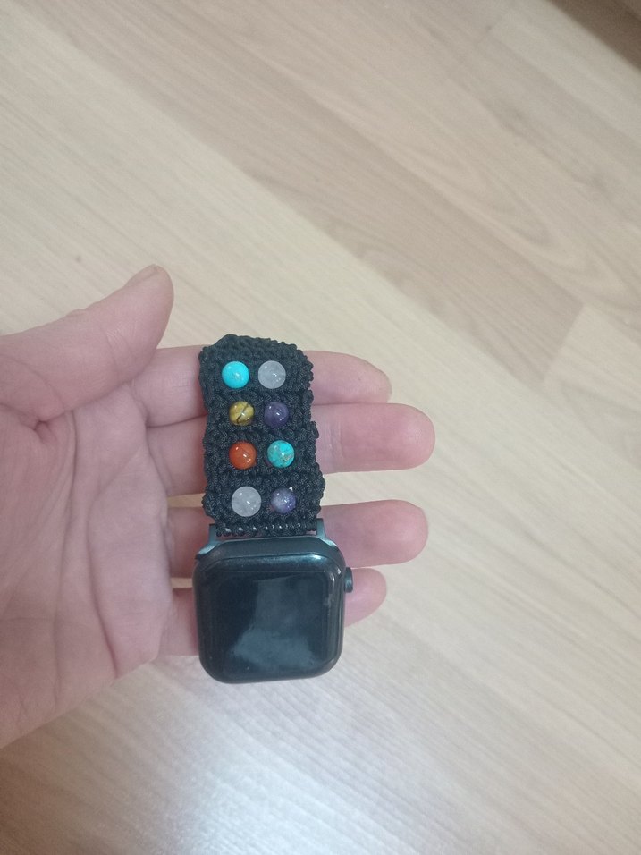 doğal taşlı akıllı saat kordonu 
(saat fiyata dahil değildir) - Görsel 4