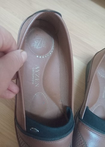 Kahverengi Kadın Ortopedik Ayakkabı - Görsel 3