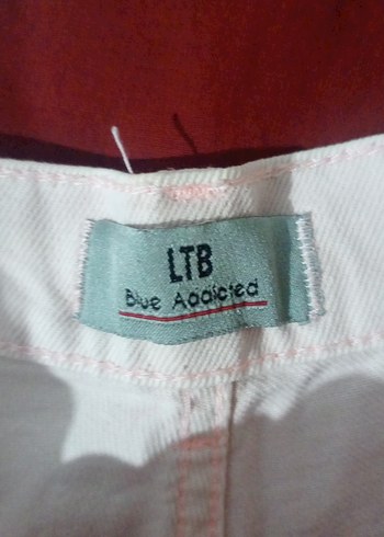 xs Beden pembe Renk Pembe Loose Fit Mini Denim Şort