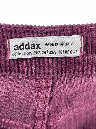 universal Beden mor Renk Addax Düz Kesim %70 İndirimli.