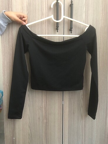 Trendyol & Milla Trendyol siyah madonna crop