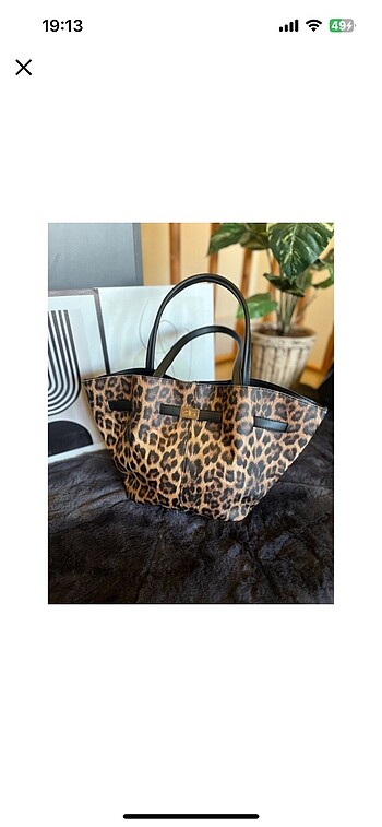 Leopar çanta