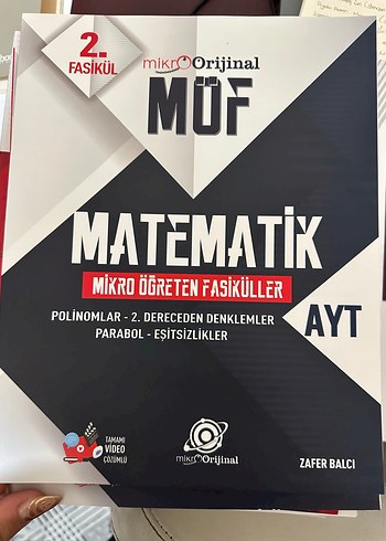 AYT Matematik Mikro Öğreten Fasikül 2. Fasikül