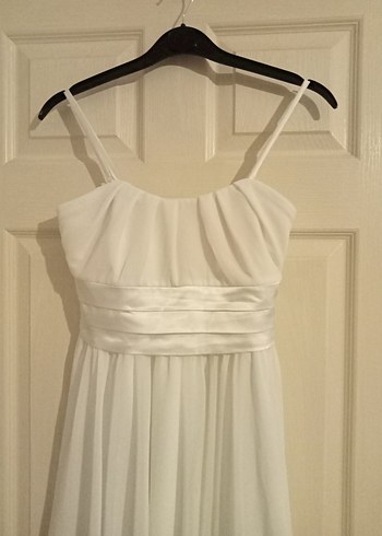 Beyaz abiye elbise - Görsel 3