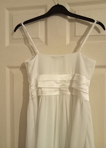 Beyaz abiye elbise - Görsel 5