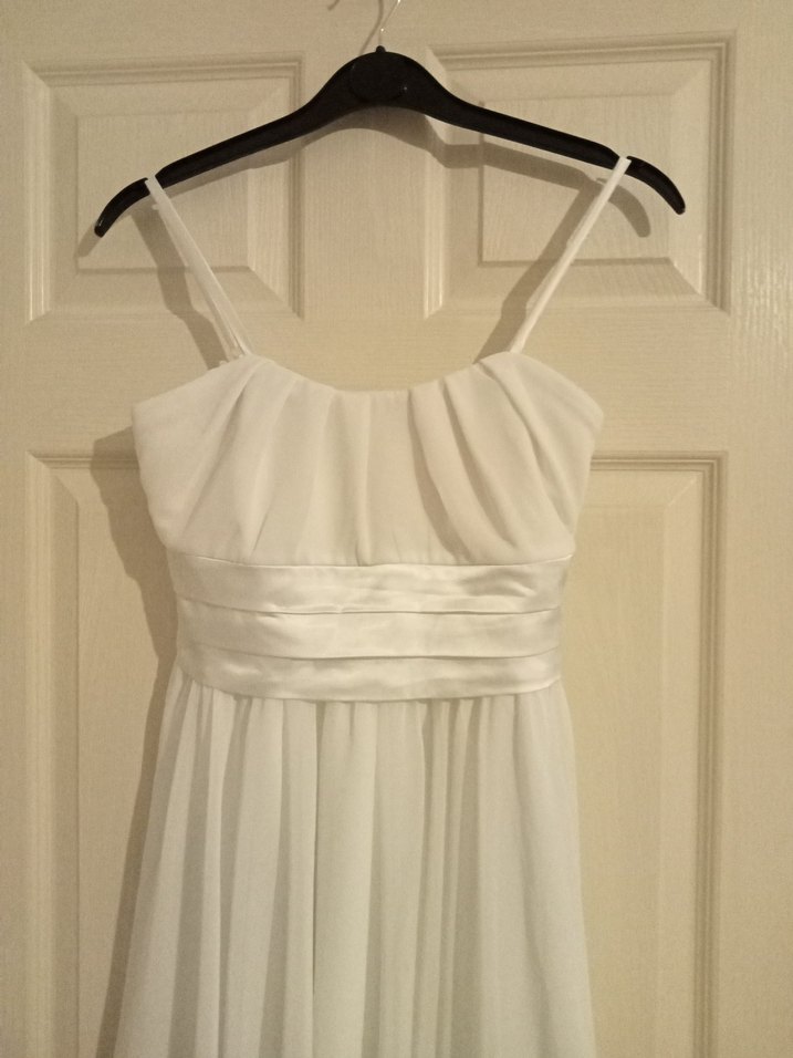 Beyaz abiye elbise - Görsel 3