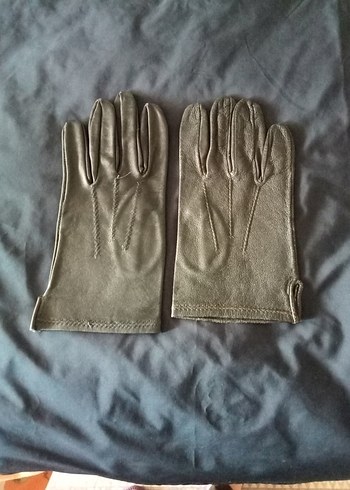 siyah erkek  deri Eldivenleri - Görsel 4