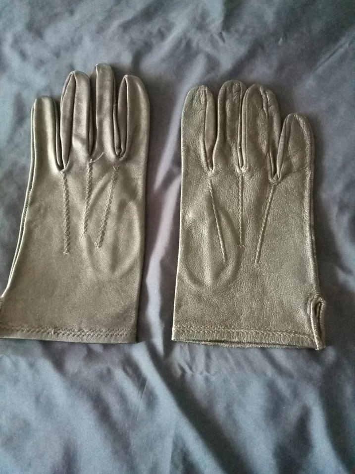 siyah erkek  deri Eldivenleri - Görsel 2