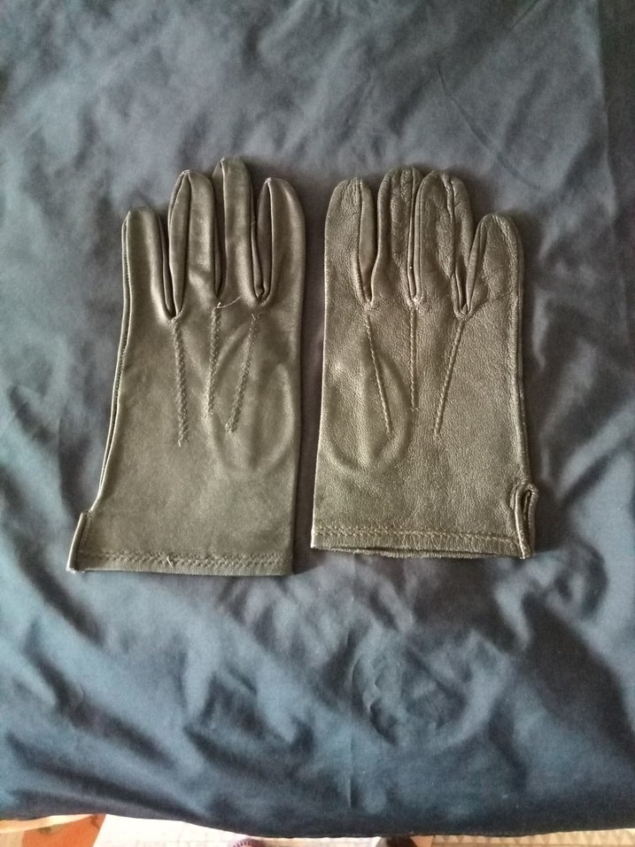 siyah erkek  deri Eldivenleri - Görsel 4