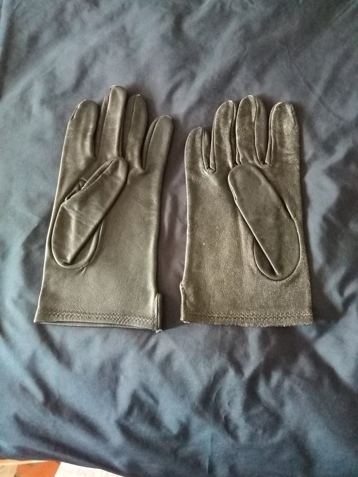 siyah erkek  deri Eldivenleri - Görsel 3