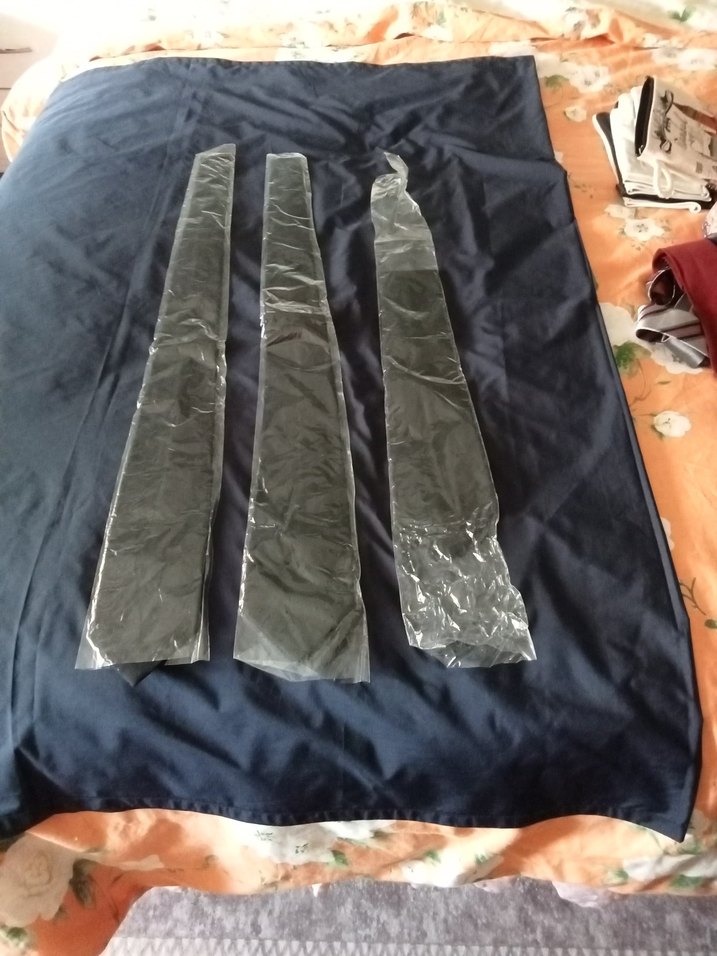 siyah üç adet kravat Gotik Tarz - Görsel 3