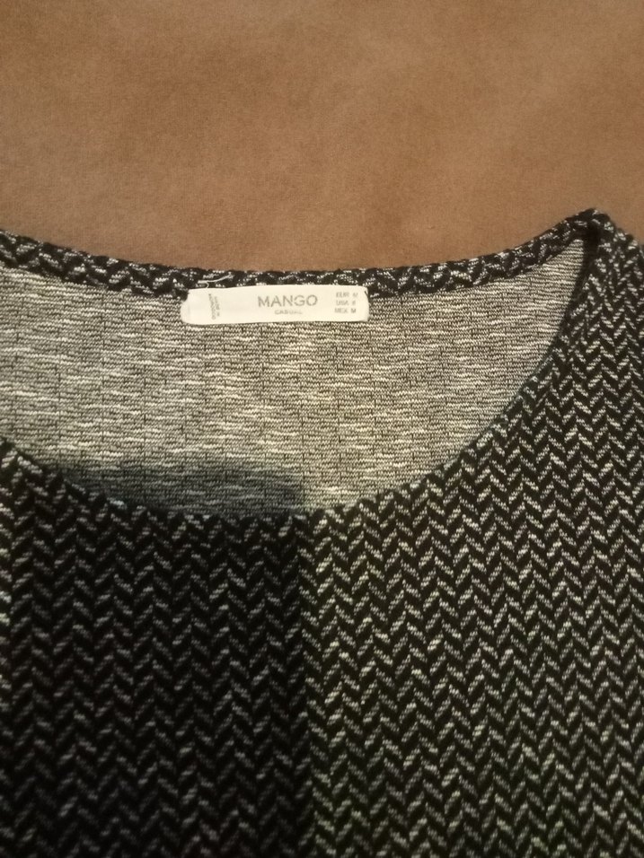 Gri Uzun Kollu kalın penye Midi Elbise - Görsel 2