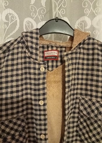 Düğmeli Kahverengi Oversize Midi Yelek - Görsel 5