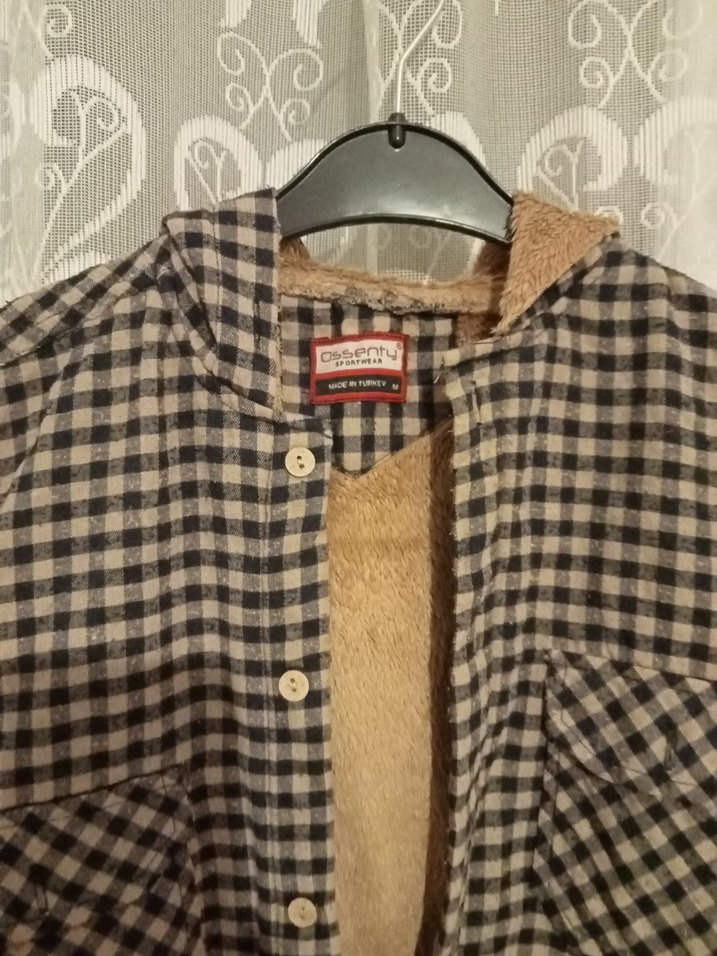 Düğmeli Kahverengi Oversize Midi Yelek - Görsel 5