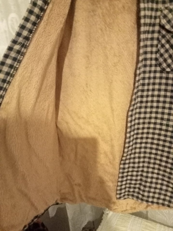 Düğmeli Kahverengi Oversize Midi Yelek - Görsel 4