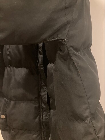 s Beden Siyah oversize şişme mont