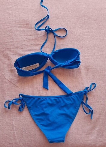 Penti censored mavi bikini takımı