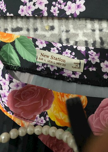 Çiçek Desenli Mini Piliseli 2li takım - Görsel 3