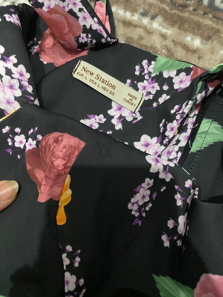 Çiçek Desenli Mini Piliseli 2li takım - Görsel 4