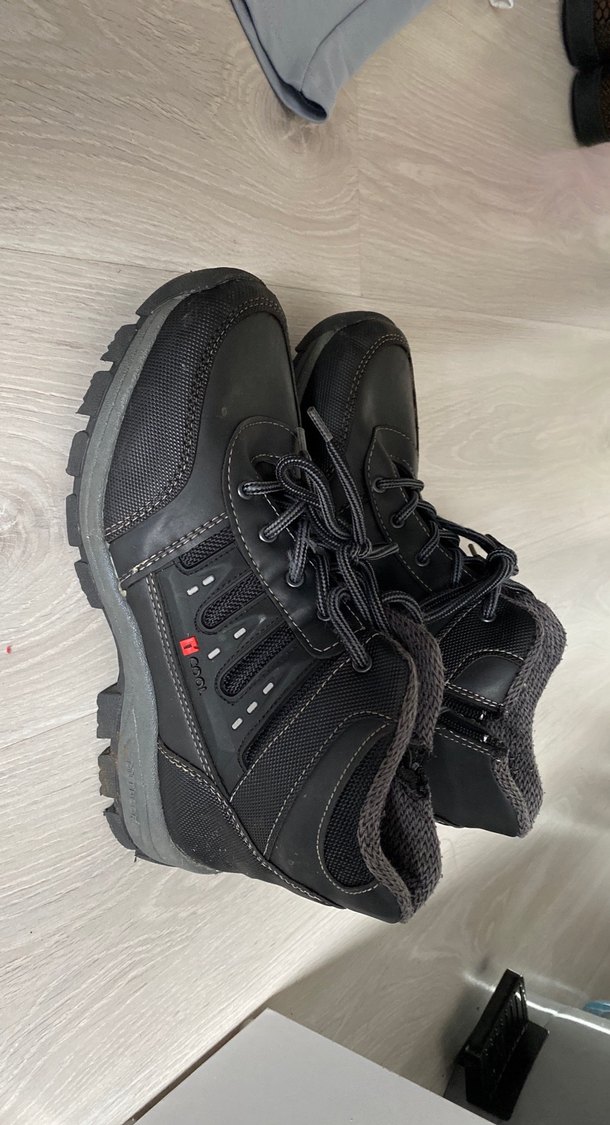 Erkek Siyah Bağcıklı Outdoor Ayakkabı - Görsel 3