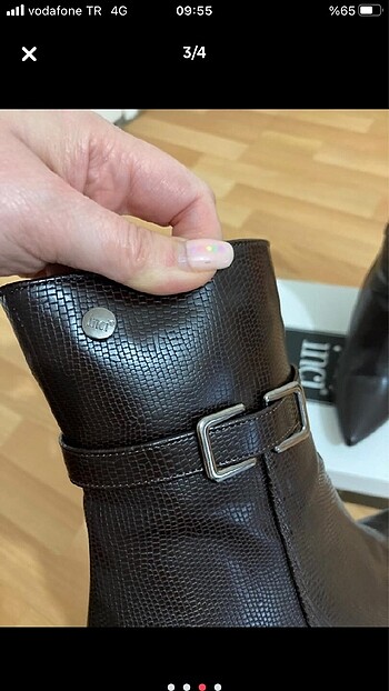 38 Beden kahverengi Renk İnci kadın bot