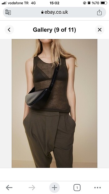 xs Beden haki Renk Zara pantalon