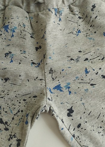 Gri Batik Desenli Erkek Şort - Görsel 2