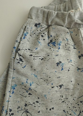 Gri Batik Desenli Erkek Şort - Görsel 5