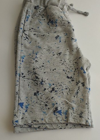 Gri Batik Desenli Erkek Şort - Görsel 7