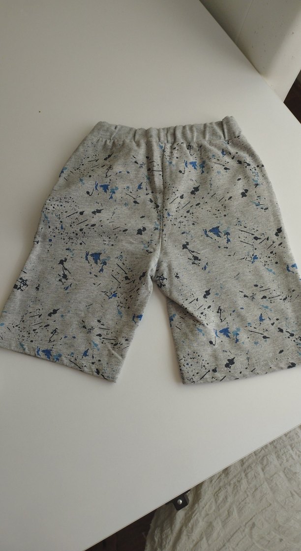 Gri Batik Desenli Erkek Şort - Görsel 4