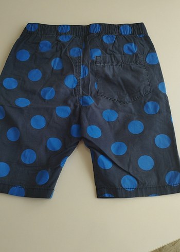 Erkek Lacivert Puantiyeli Rahat Şort - Görsel 4