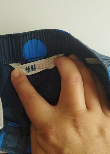 Erkek Lacivert Puantiyeli Rahat Şort - Görsel 6