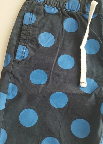 Erkek Lacivert Puantiyeli Rahat Şort - Görsel 2