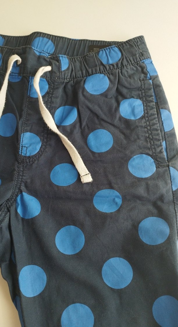 Erkek Lacivert Puantiyeli Rahat Şort - Görsel 3