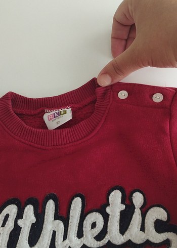 Kırmızı Erkek Çocuk Sweatshirt - Görsel 7