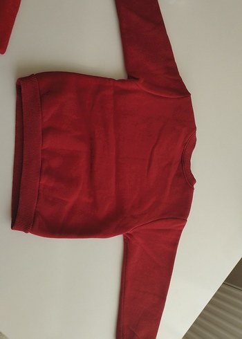 Kırmızı Erkek Çocuk Sweatshirt - Görsel 4