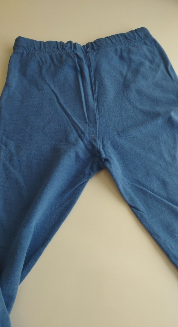 Erkek Çocuk Mavi Bol Kesim Baskılı Eşofman Altı - Görsel 5