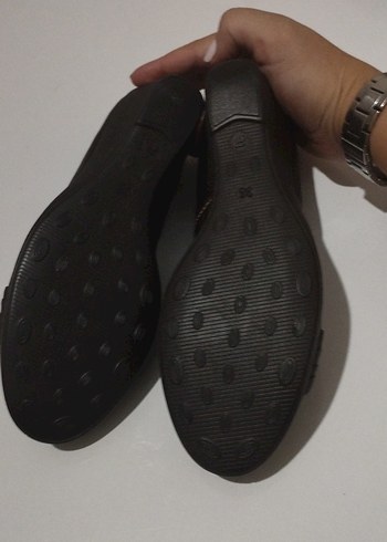 Kahverengi Kadın Dolgu Topuklu Klasik Ayakkabı - Görsel 4