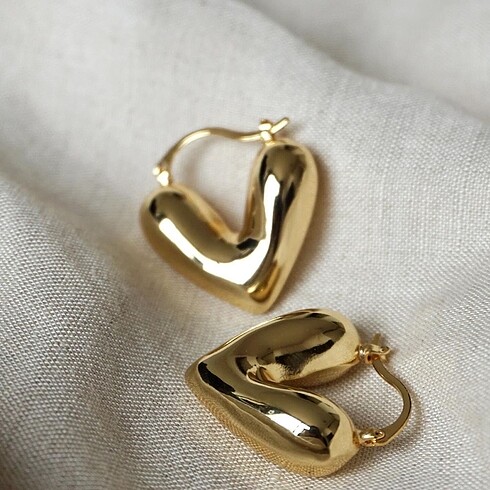 Accessorize Çelik gold küpe