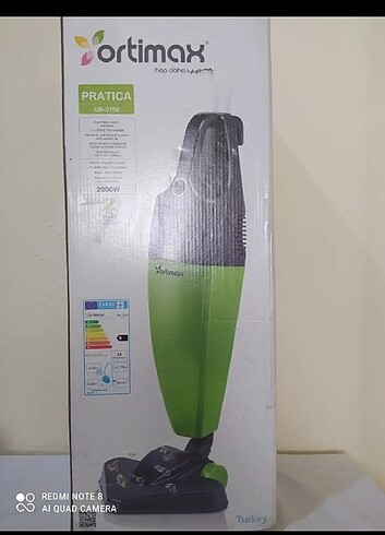 Ortimax elektrikli dikey süpürge