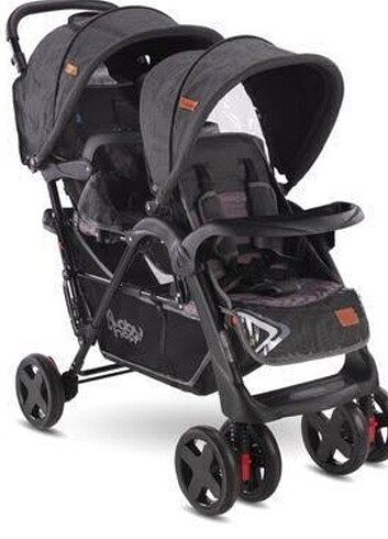 Baby2Go BABY HOPE P-738 ARKA ARKAYA İKİZ BEBEK ARABASI