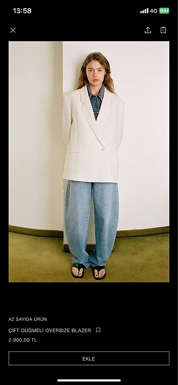 Blazer ceket
