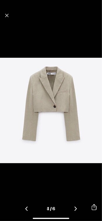 m Beden camel Renk Blazer ceket