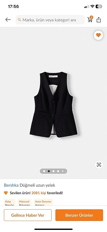 Bershka Yelek